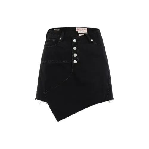 EVISU Casual Short Skirts Women's Black