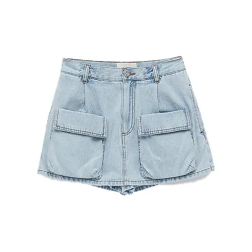 IMMI Denim Shorts Women's Light Blue