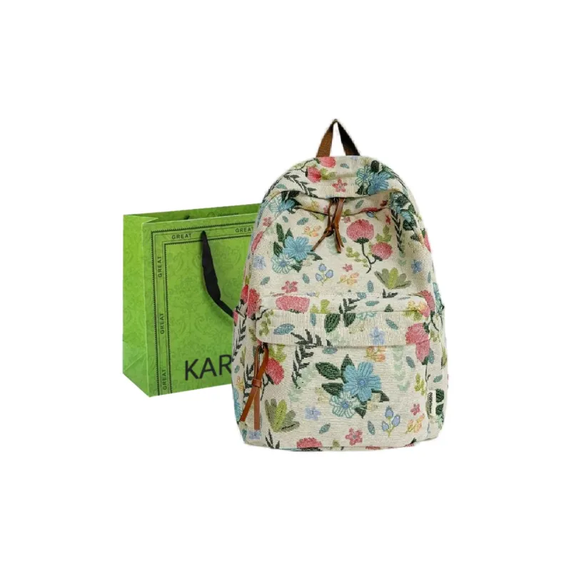KARUISHA Nylon Backpack Women's Multicolor-3