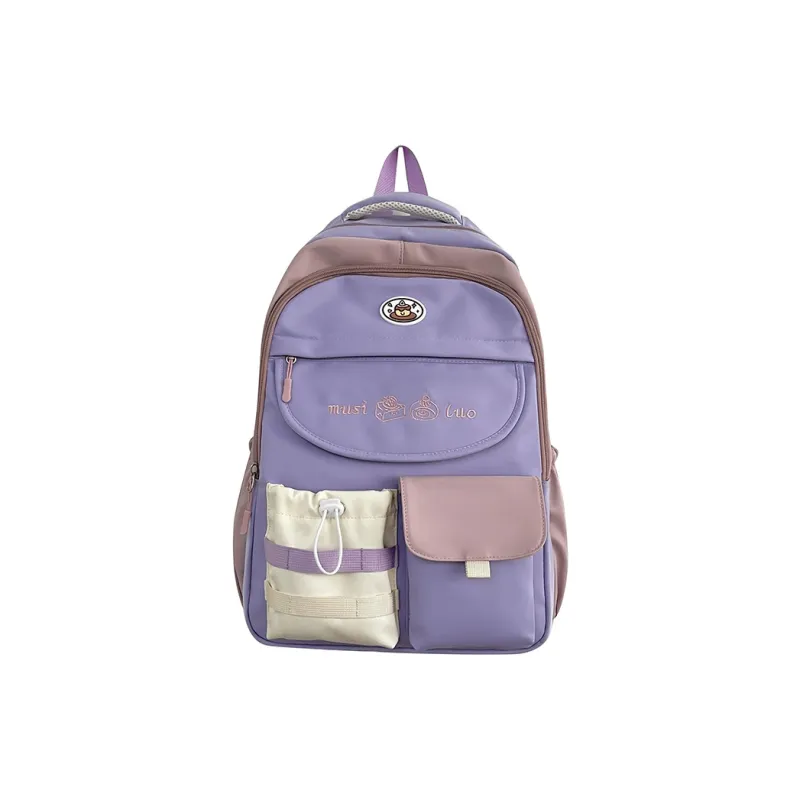 Alcohol Dragon Nylon Backpack Regular Women's Multicolor-7