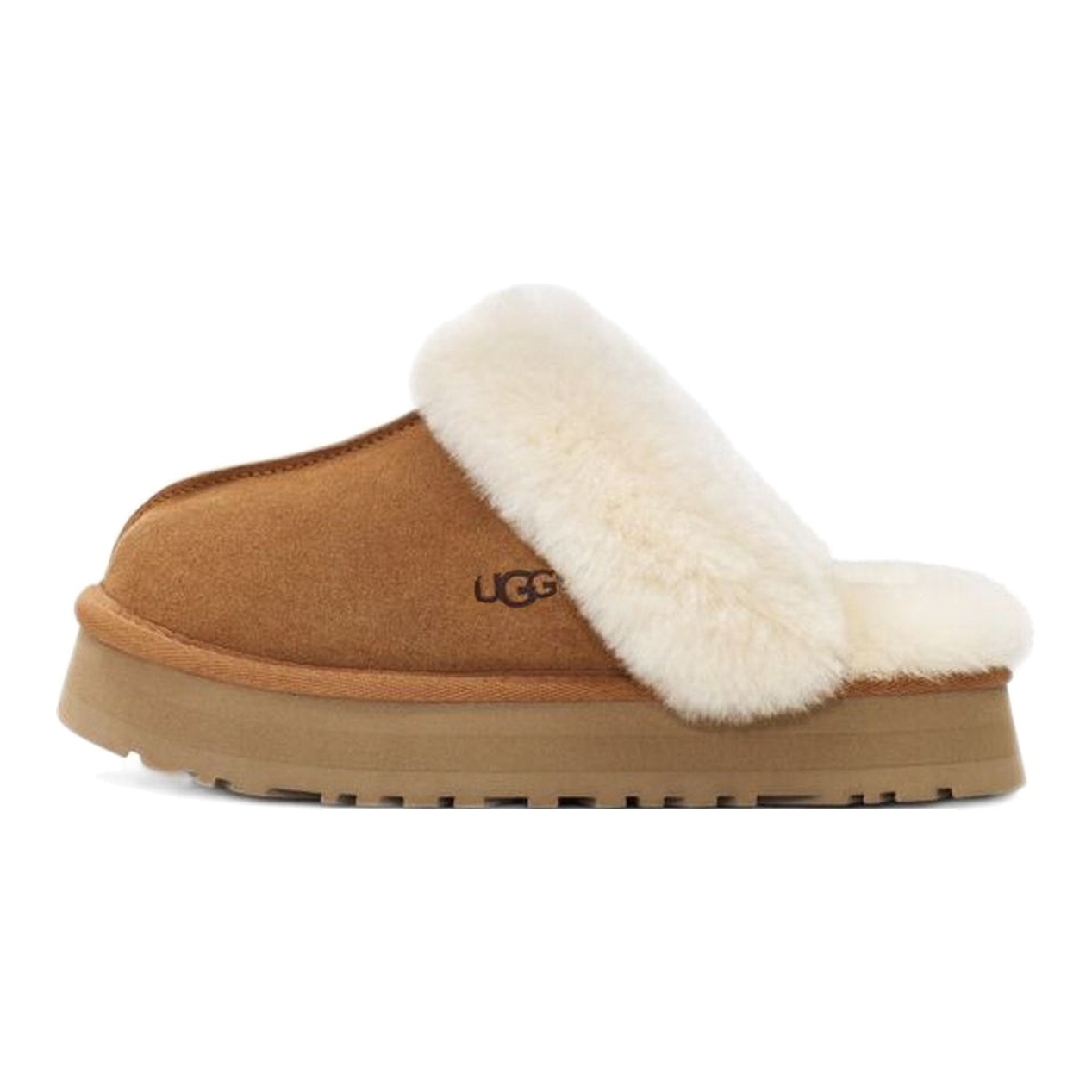 Ugg fashion fluff momma mongolian clog slippers