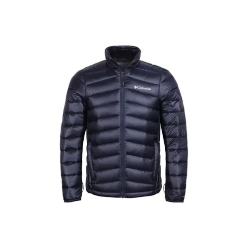 Columbia Down Jackets Men Dark Blue