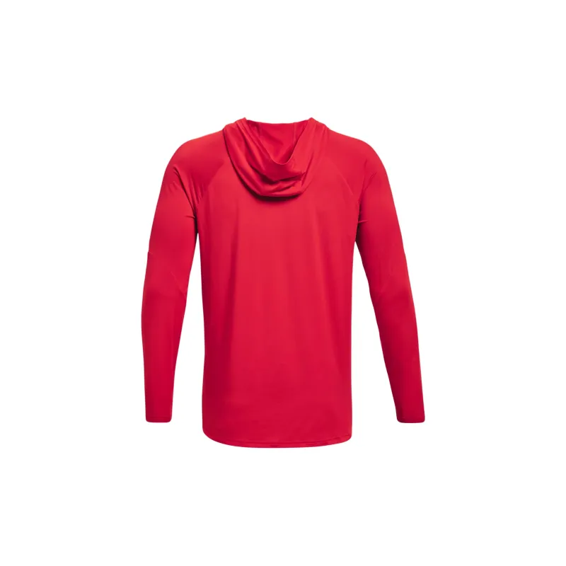 Under Armour Men's UA Team Knockout Long Sleeve Hoodie Sweatshirt Men's Red-1
