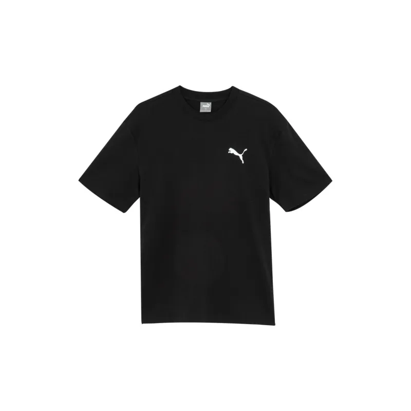 PUMA Drop Shoulder Sleeve T-Shirt Unisex Black-1