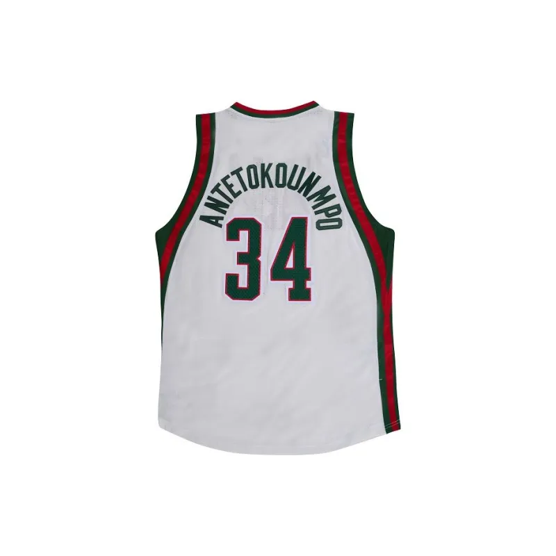 Mitchell Ness Basketball Jerseys Unisex White-1