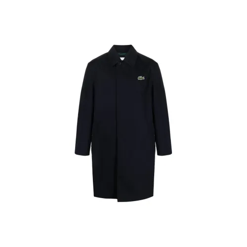 LACOSTE Trench Coats Men Blue