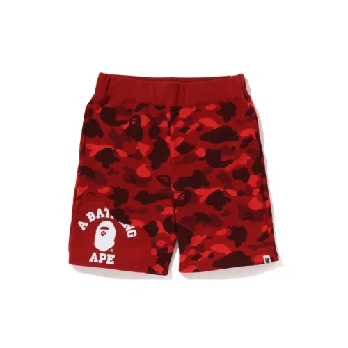 BAPE Color Camo Cutting Sweat Shorts 