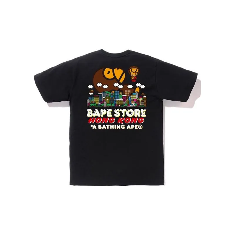 Bape City Hong Kong Outline Tee-1