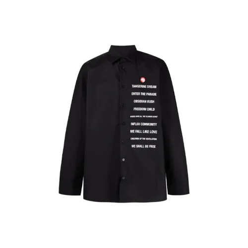 RAF SIMONS Shirts Men Black