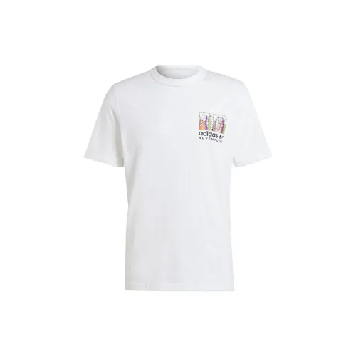 Adidas Originals ADVENTURE GRAPHIC T-Shirts Men White