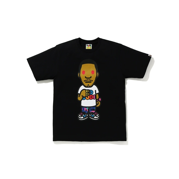 Bape Tee Kid Cudi good BLACK Vintage