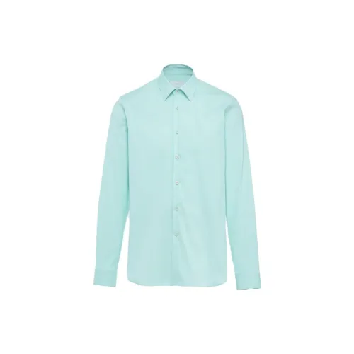 PRADA Shirts Men Green