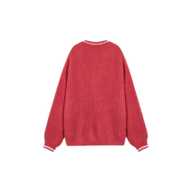 B.Duck Sweater Women's Vintage Red-1
