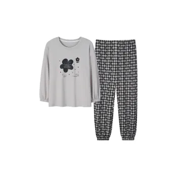 MIIOW Pajama Set Women's Light Gray