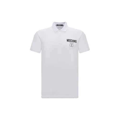 MOSCHINO Polo Shirts Men White