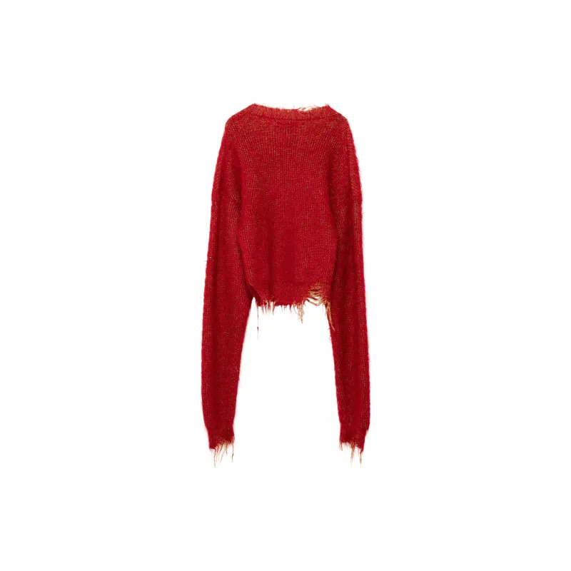 Maison Mihara Yasuhiro FW24 Sweater Women's Red-1