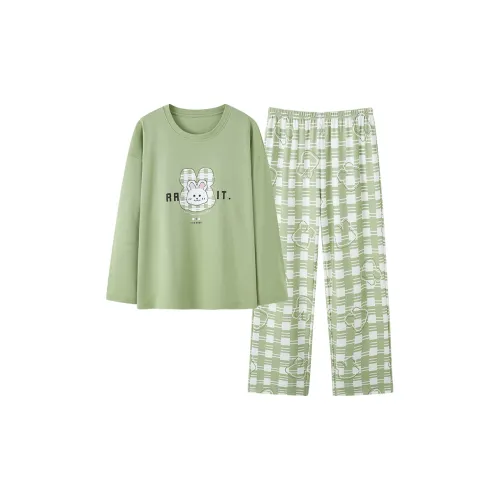 William Pajama Set Women's Light Green