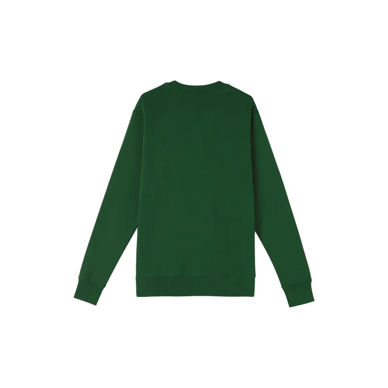 Nike NSW Club Men's Logo Embroidered Pullover Sweatshirt Green-1