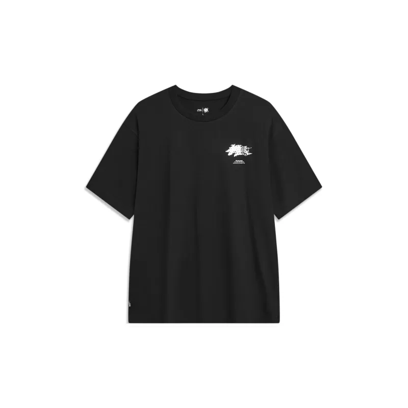 LiNing x OG_SLICK Skateboard T Shirt Unisex Black-1