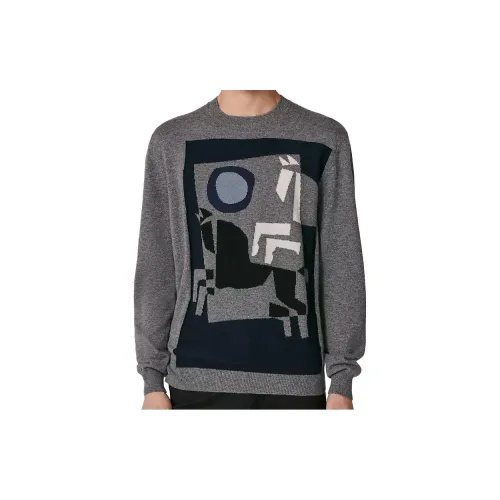 HERMES Knitwear Men Steel Gray