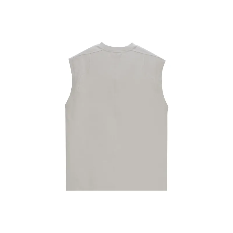 VANN VALRENCÉ Sleeveless T Shirt Unisex Old Apricot Color-1