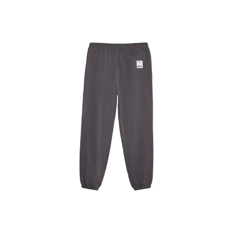 PUMA X THE SMURFS Knitted Sweatpants Men Charcoal Black-1