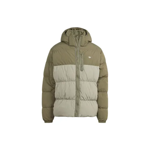 Adidas Originals Down Jackets Men Rock Olive Green