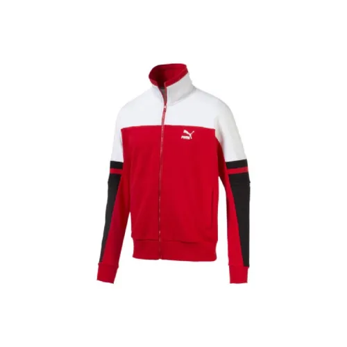 PUMA Sports Life Collection Jackets Men Red/White