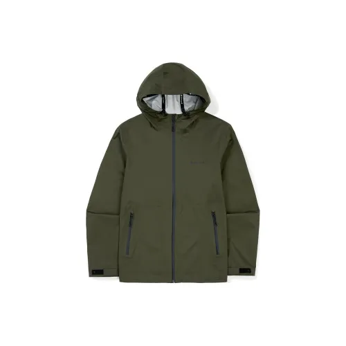 Snow Peak Windbreaker Jackets Unisex Green