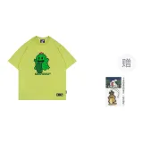 Mustard Green Colorful Cactus Cute Ghost Short-Sleeved