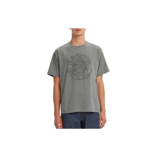 Levis/Levi's SS23 WellThread Series T-Shirts Men Gray