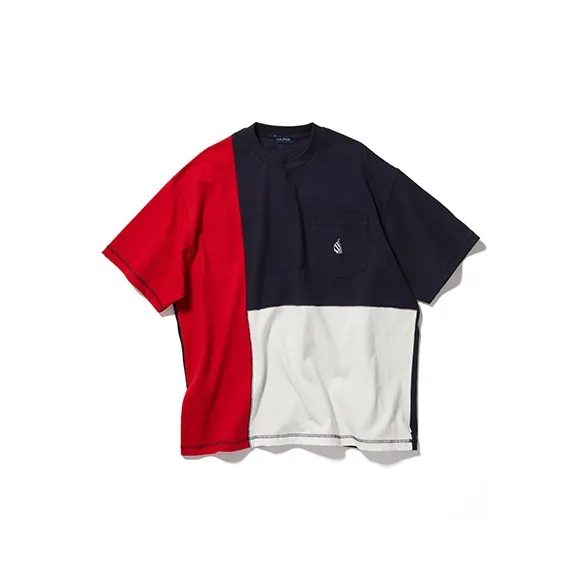 Nautica White Sail Polo Shirts Unisex Navy Blue-1