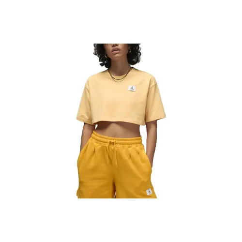 Jordan Crop Tops Women's Gold