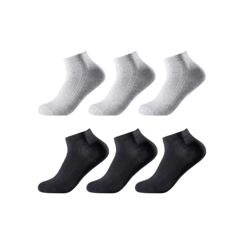 INVISIBLE Ankle Socks Unisex 6 Pack-0