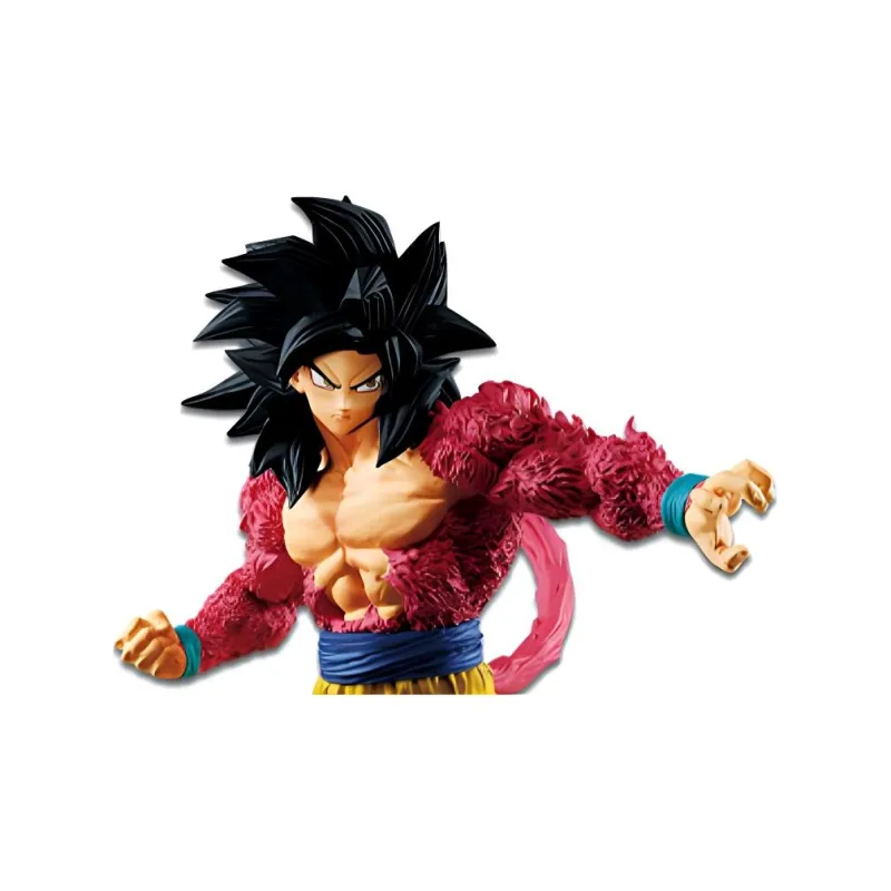 BANPRESTO Dragon Ball Gt Full Scratch The Super Saiyan 4 Son Goku Figure Red & Yellow-2