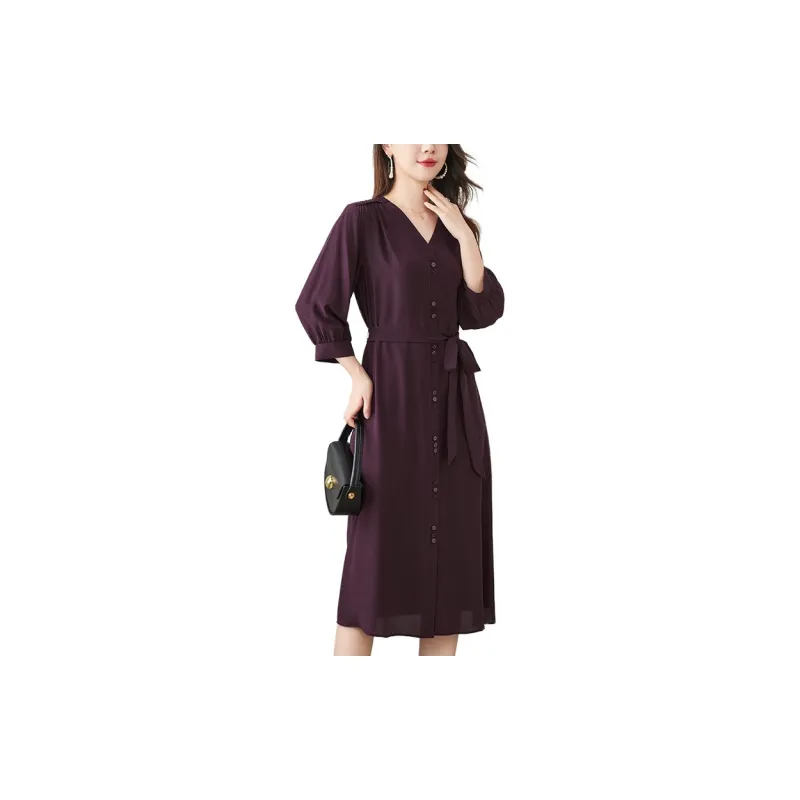 To The West Long Sleeved Dresses Women's-9