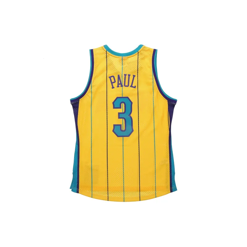 Mitchell Ness Basketball Jerseys Unisex Yellow-1