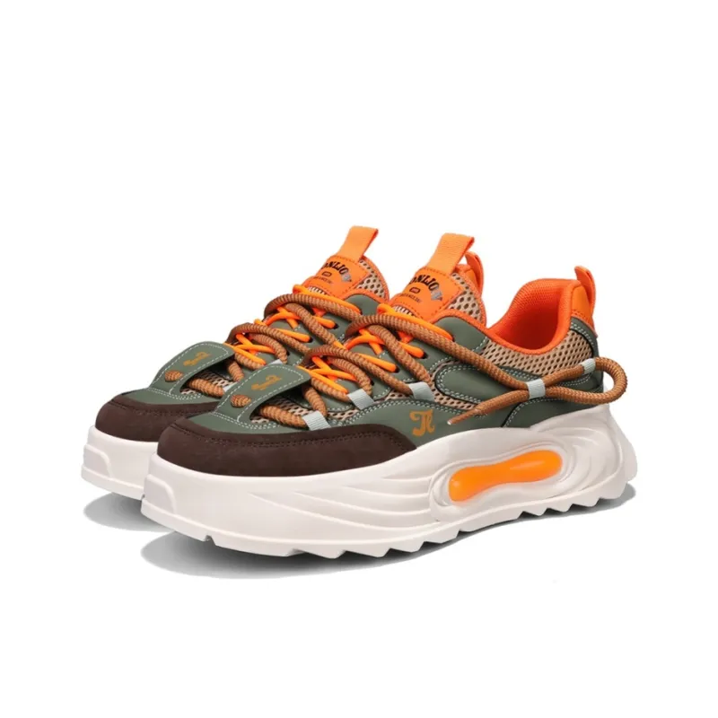 Tonlion Cushioning Breathable Low Top Casual Running Shoes Men's-17
