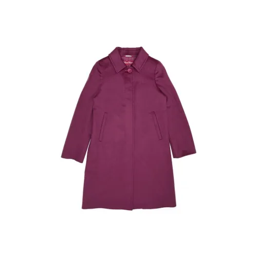 MaxMara Trench Coats Women's Maroon