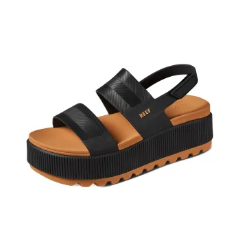 REEF Slip-Resistant Slide Slippers Women's Black Orange