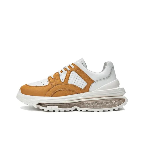 NAUTICA Chunky Sneakers Men Low-Top White/Yellow