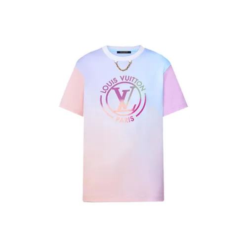 LOUIS VUITTON New Quarterly Products Of LV T-Shirts Women's Pink