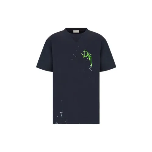 Travis Scott DIOR Quarterly New Products T-Shirts Men Black