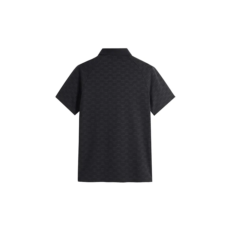PEACEBIRD MEN Polo Shirts Unisex Black Batch 1 Fitted-1