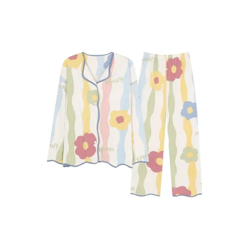 O'MESIK Pajama Set Women's Floral