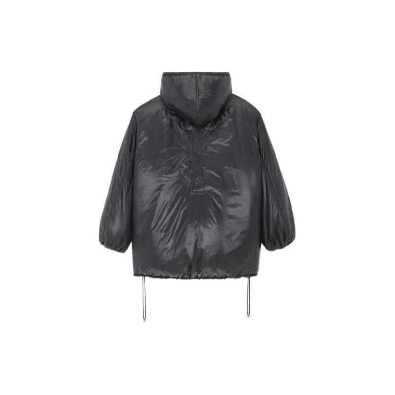 SAINT LAURENT Half Zip Hooded Jacket-1