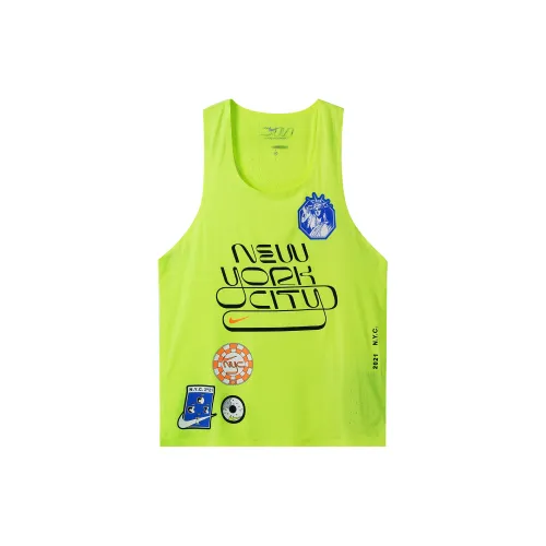 Nike Tank Tops Men Neon Yellow