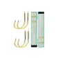 Haixi Barbless Hooks[Hook Size 6+Thread 0.8/1.0, 20 Pairs Each]