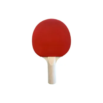 DECATHLON Ping Pong Paddles Kids' All Wood Red