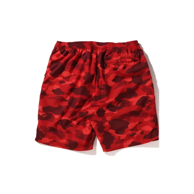 BAPE Color Camo Shark Beach Shorts-7